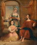 Kristus i Marta och Maria hem - Thomas Clement Thompson — vy av konstverket
