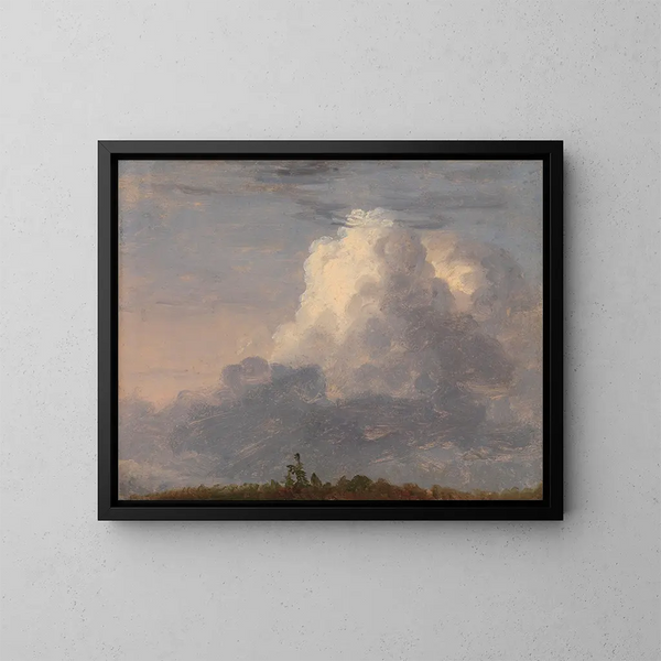 moln - Thomas Cole — inramlat konstverk på väggen