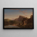 L'Allegro - Thomas Cole — inramlat konstverk på väggen
