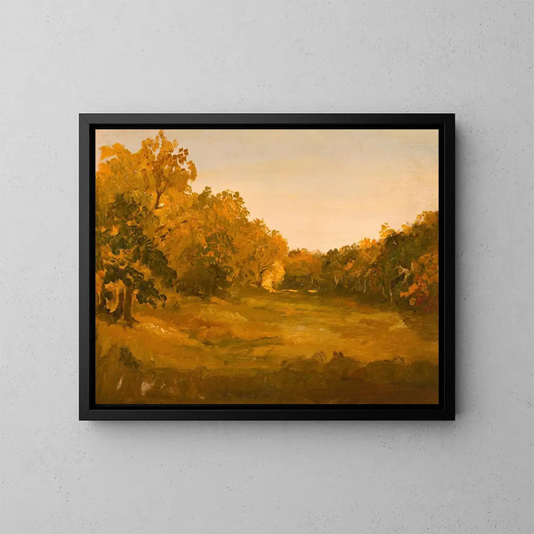 Landskap - Thomas Cole — inramlat konstverk på väggen