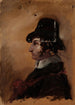 Man med hatt - Thomas Cole — vy av konstverket