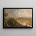 Skiss för Vy från Mount Holyoke, Northampton, Massachusetts efter ett åskväder, Le Méandre - Thomas Cole — inramlat konstverk på väggen