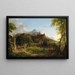 Le Départ - Thomas Cole — inramlat konstverk på väggen