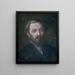 Portrait av skulptören Pier Pander 1864-1919 - Thomas Cole — inramlat konstverk på väggen