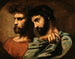 Les deux philosophes - Thomas Couture — vy av konstverket
