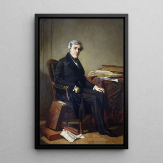 Thomas Couture - Portrait de Jules Michelet 17981874 historien.webp