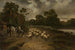 genre med ett fårflock - Thomas Creswick — vy av konstverket