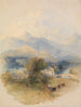 Vue depuis la maison de M. Southey à Keswick - Thomas Creswick — vy av konstverket