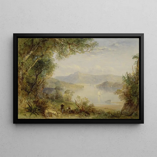 Thomas Creswick - View on the Hudson River.webp