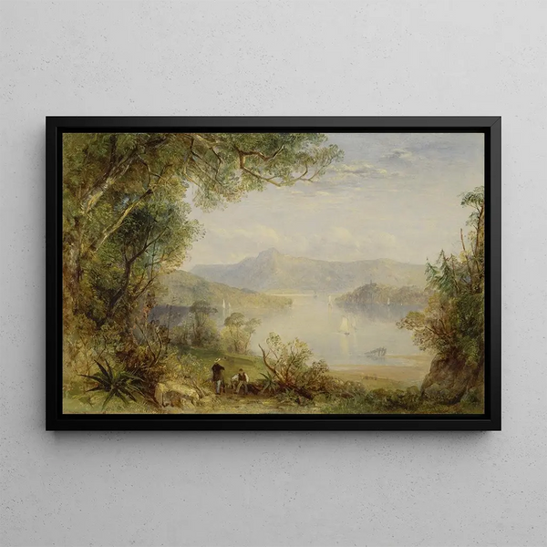 Thomas Creswick - View on the Hudson River.webp
