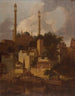 Moské i Aurangzeb - Thomas Daniell — vy av konstverket