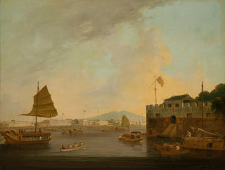 Thomas Daniell - The European Factories and Dutch Folly Fort Canton from the southwest side of the Canton River.webp