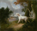 Landskap med en hund - Thomas Doughty — vy av konstverket