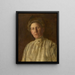 Annie C. Lochrey Husson Mrs. Louis Husson - Thomas Eakins — inramlat konstverk på väggen