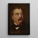 Grover Cleveland - Thomas Eakins — inramlat konstverk på väggen