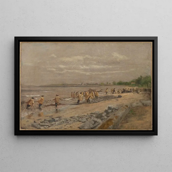 Seine-hjälpare - Thomas Eakins — inramlat konstverk på väggen