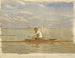John Biglin i en skiff - Thomas Eakins — vy av konstverket