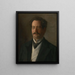 Portrait de Samuel Myers - Thomas Eakins — inramlat konstverk på väggen