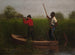 Tir de rail sur le Delaware - Thomas Eakins — vy av konstverket