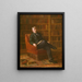 Chevalier Fitzgerald - Thomas Eakins — inramlat konstverk på väggen