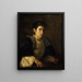 Madame Gomez d'Arza - Thomas Eakins — inramlat konstverk på väggen