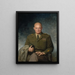 Dwight D. Eisenhower - Thomas Edgar Stephens — inramlat konstverk på väggen