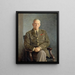 George C. Marshall - Thomas Edgar Stephens — inramlat konstverk på väggen