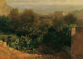 Thomas Ender - Sdliche Landschaft mit Kakteen.webp