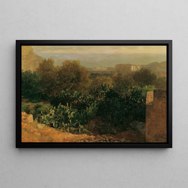 Thomas Ender - Sdliche Landschaft mit Kakteen.webp