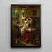 La toilette rustique - Thomas Faed — inramlat konstverk på väggen