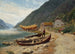 Gravensfjord - Thomas Fearnley — vy av konstverket