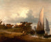 En kustlandskap - Thomas Gainsborough — vy av konstverket