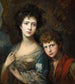 Elizabeth och Thomas Linley - Thomas Gainsborough — vy av konstverket