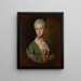 Elizabeth Wrottesley, senare hertiginna av Grafton - Thomas Gainsborough — inramlat konstverk på väggen