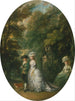 Henri hertig av Cumberland 1745-1790 med hertiginna av Cumberland 1743-1798 och Lady Elizabeth Lu - Thomas Gainsborough — vy av konstverket