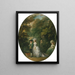 Henri hertig av Cumberland 1745-1790 med hertiginna av Cumberland 1743-1798 och Lady Elizabeth Lu - Thomas Gainsborough — inramlat konstverk på väggen