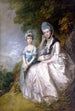 Hester Comtesse de Sussex och hennes dotter Lady Barbara Yelverton - Thomas Gainsborough — vy av konstverket