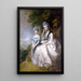Hester Comtesse de Sussex och hennes dotter Lady Barbara Yelverton - Thomas Gainsborough — inramlat konstverk på väggen