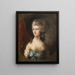 Lady Anne Horace Waldegrave - Thomas Gainsborough — inramlat konstverk på väggen