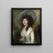 Mlle Catherine Tatton - Thomas Gainsborough — inramlat konstverk på väggen