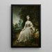 fru Mary Robinson Perdita - Thomas Gainsborough — inramlat konstverk på väggen