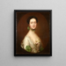 Mme William Monck - Thomas Gainsborough — inramlat konstverk på väggen