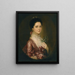 Portrait de Mme Richards - Thomas Gainsborough — inramlat konstverk på väggen