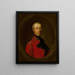 Portrait av överstelöjtnanten ärade Charles Hamilton - Thomas Gainsborough — inramlat konstverk på väggen