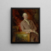 Portrait de James Christie - Thomas Gainsborough — inramlat konstverk på väggen