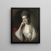 Portrait de Mary Wise - Thomas Gainsborough — inramlat konstverk på väggen