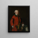 porträtt av Robert Sutton 1710-1776 från Scotton Nottinghamshire - Thomas Gainsborough — inramlat konstverk på väggen