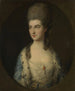 Portrait av en ung kvinna kallad Miss Sparrow - Thomas Gainsborough — vy av konstverket