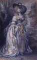 Studie av en dam - Thomas Gainsborough — vy av konstverket
