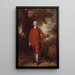 L'honorable Richard Savage Nassau De Zuylestein MP - Thomas Gainsborough — inramlat konstverk på väggen